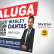 50 Placas Imobiliária em PS/PVC 2mm